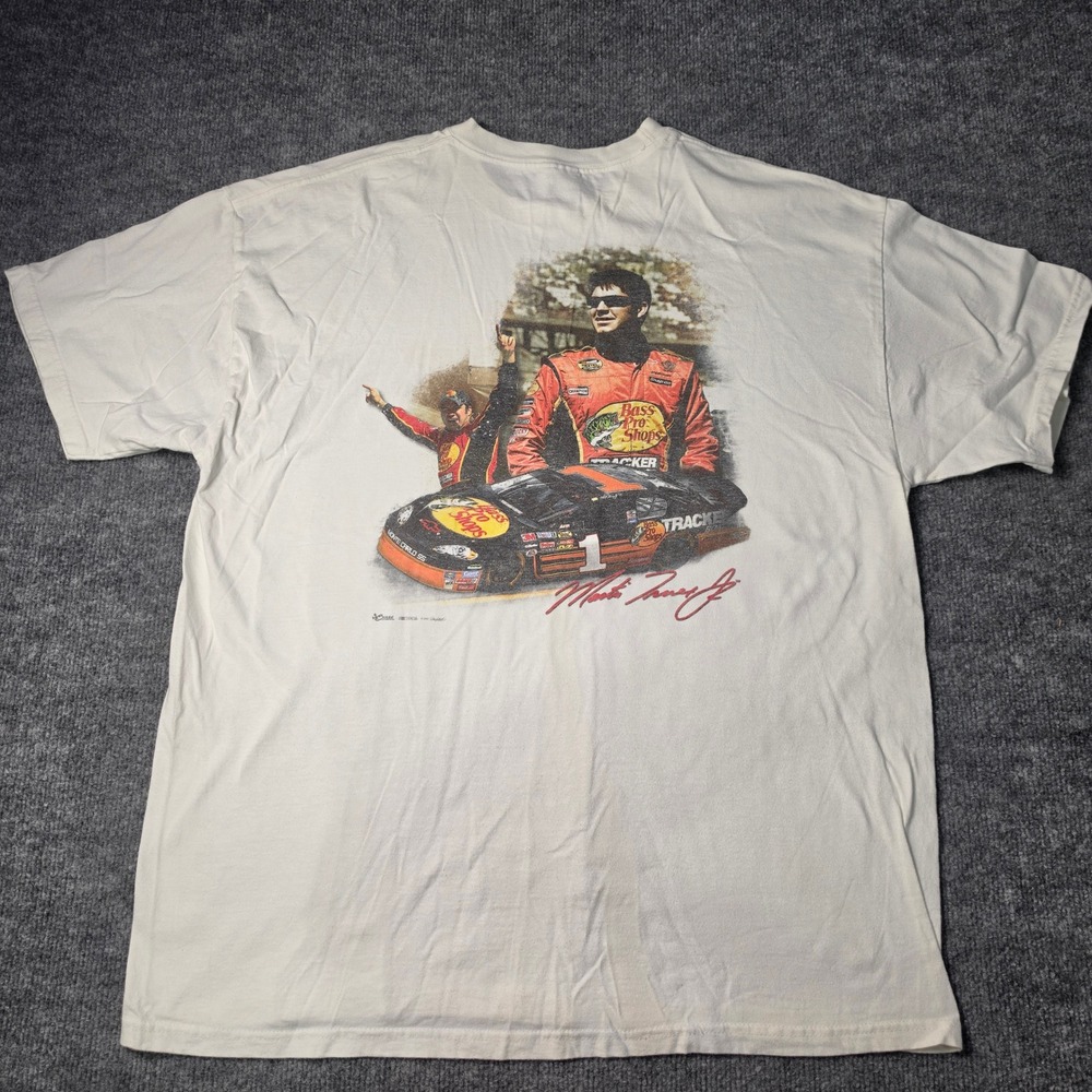 2000s Martin Truex Jr Bass Pro Shops NASCAR Shirt Mens XL Chase Authentics